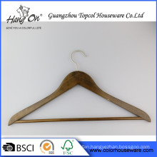 Wood Hanger For Clothes Display Luxury Wooden Hanger With Custom Logo